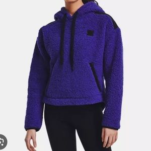 Indigo Women’s UA Sherpa Fleece Hoodie.